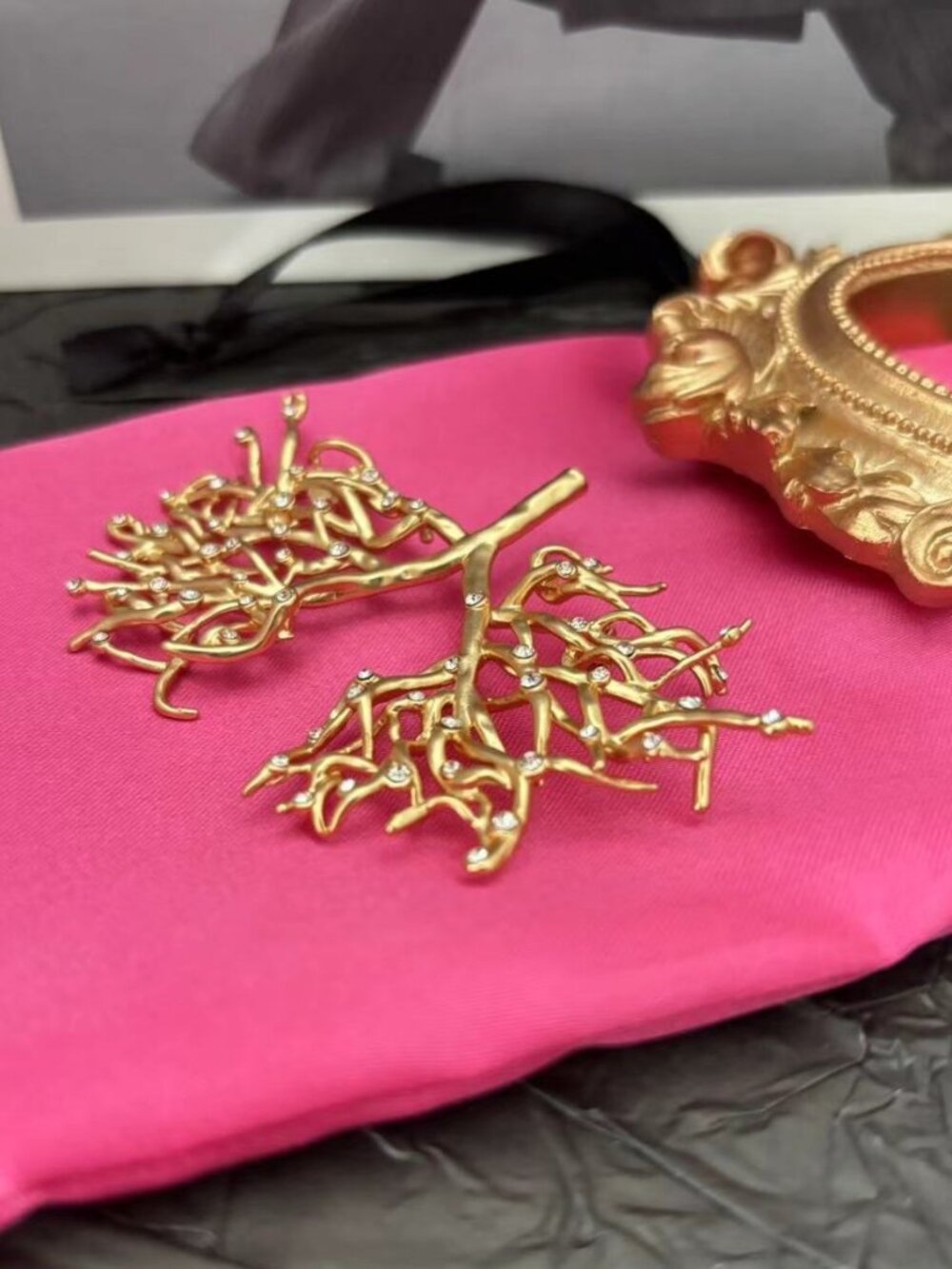 Schiaparelli Artistic Heart & Veins Statement Brooch